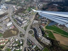 Airborne 2 über dem Flughafen Zürich