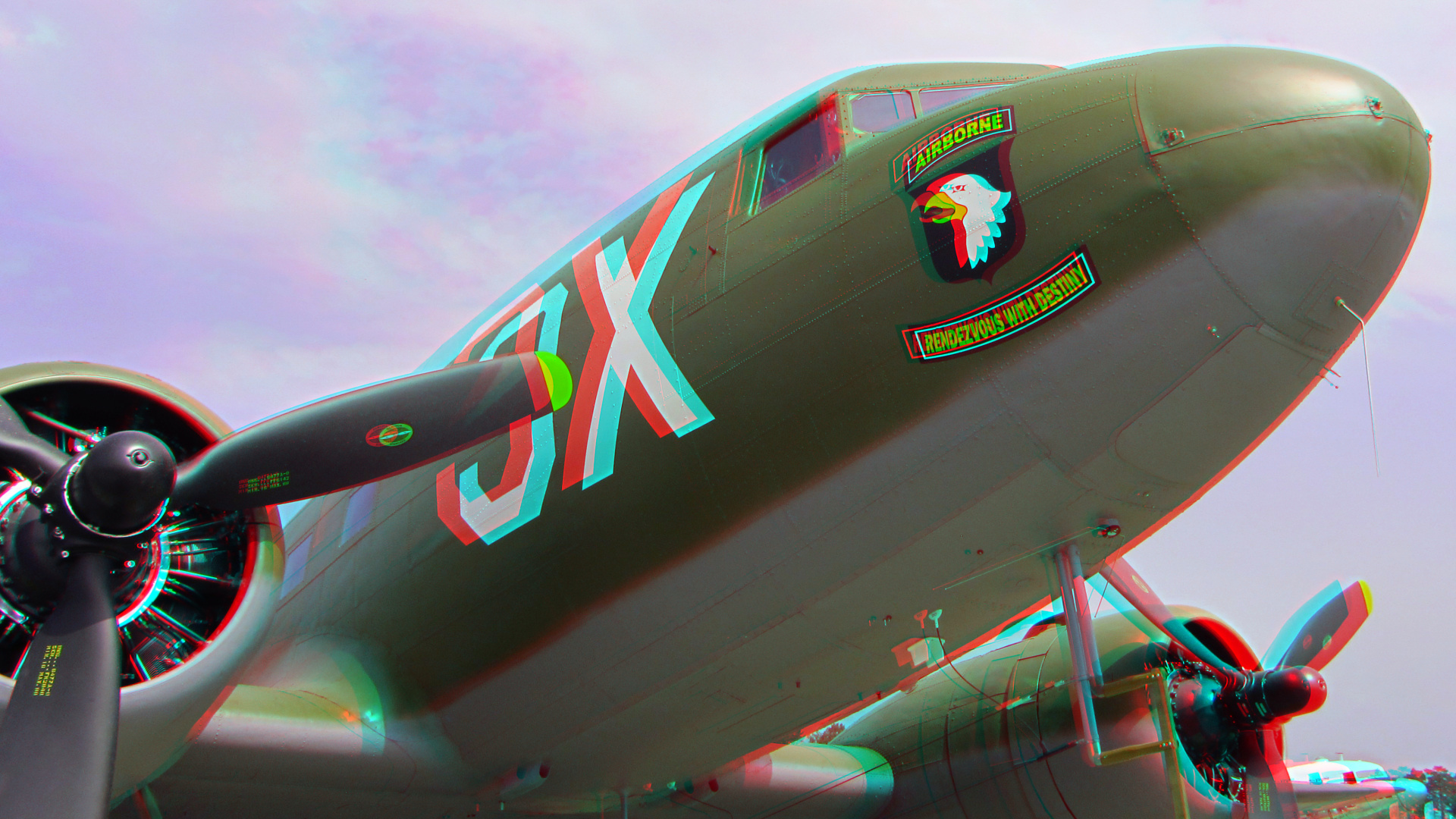 Airborne (Ein 3D Foto für rot/cyan Brille)