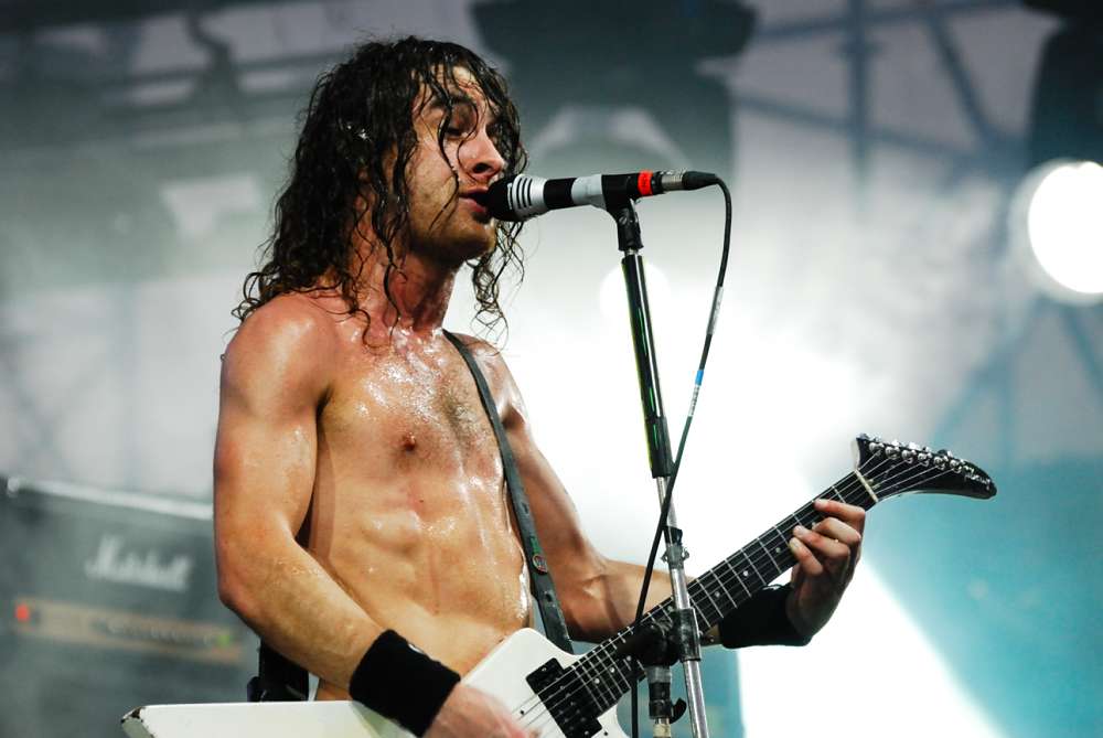 Airbourne Joel O'Keeffe - vocals/lead guitar