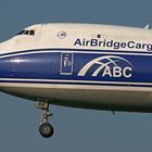 AirBridgeCargo im Landeanflug