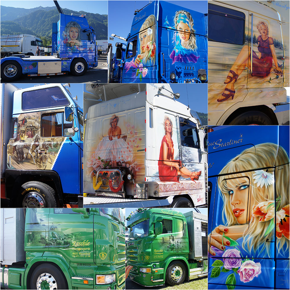 Airbrush auf LKW's