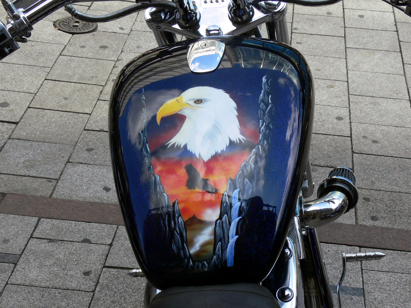 Airbrush Eagle Foto & Bild bunt, farben, tank Bilder auf
