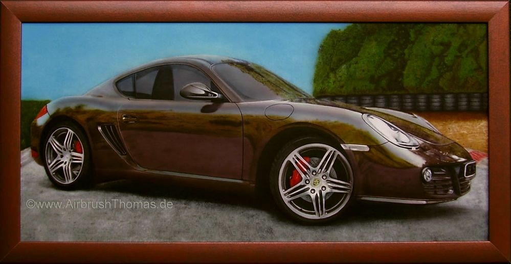 Airbrush - Porsche Cayman