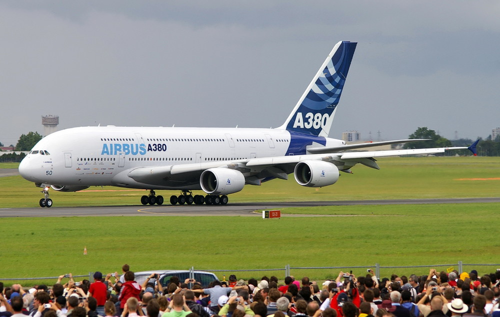 Airbus A 380-800 beim Start