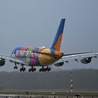 Airbus a 380-800 Landung