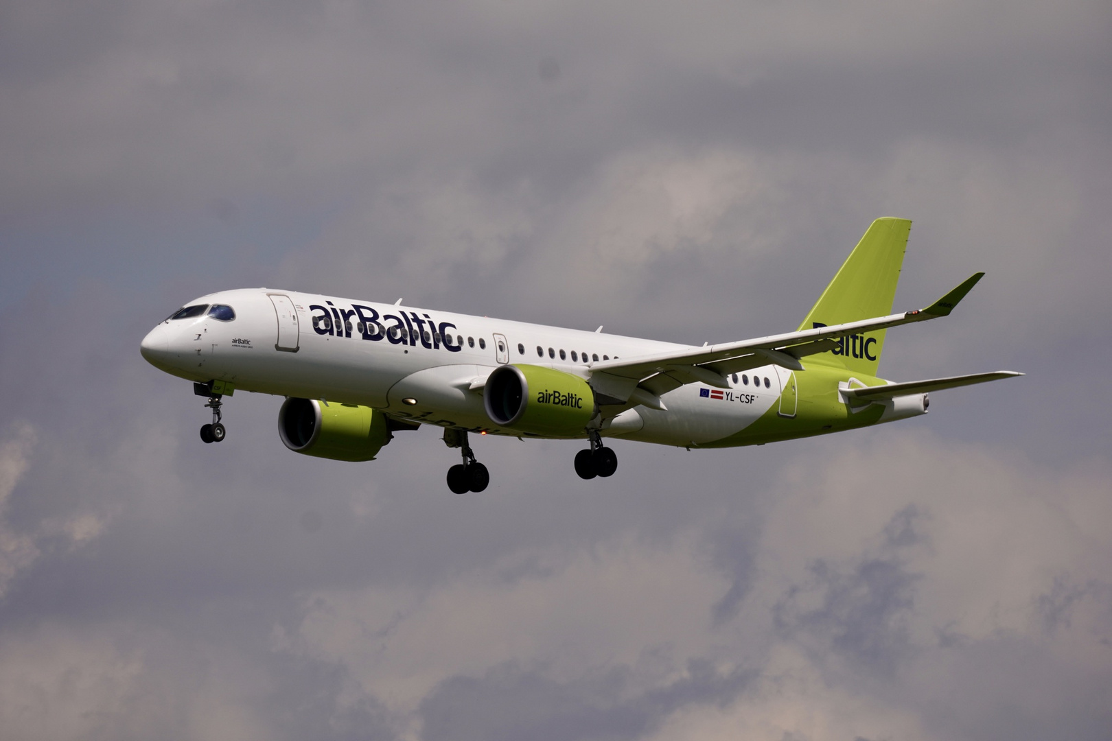 Airbus A220 der Air Baltic