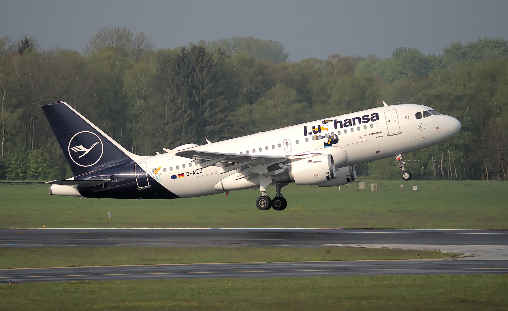 Airbus A319-114  Lufthansa (Lu Sticker)