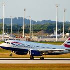 Airbus A319 der British Airways