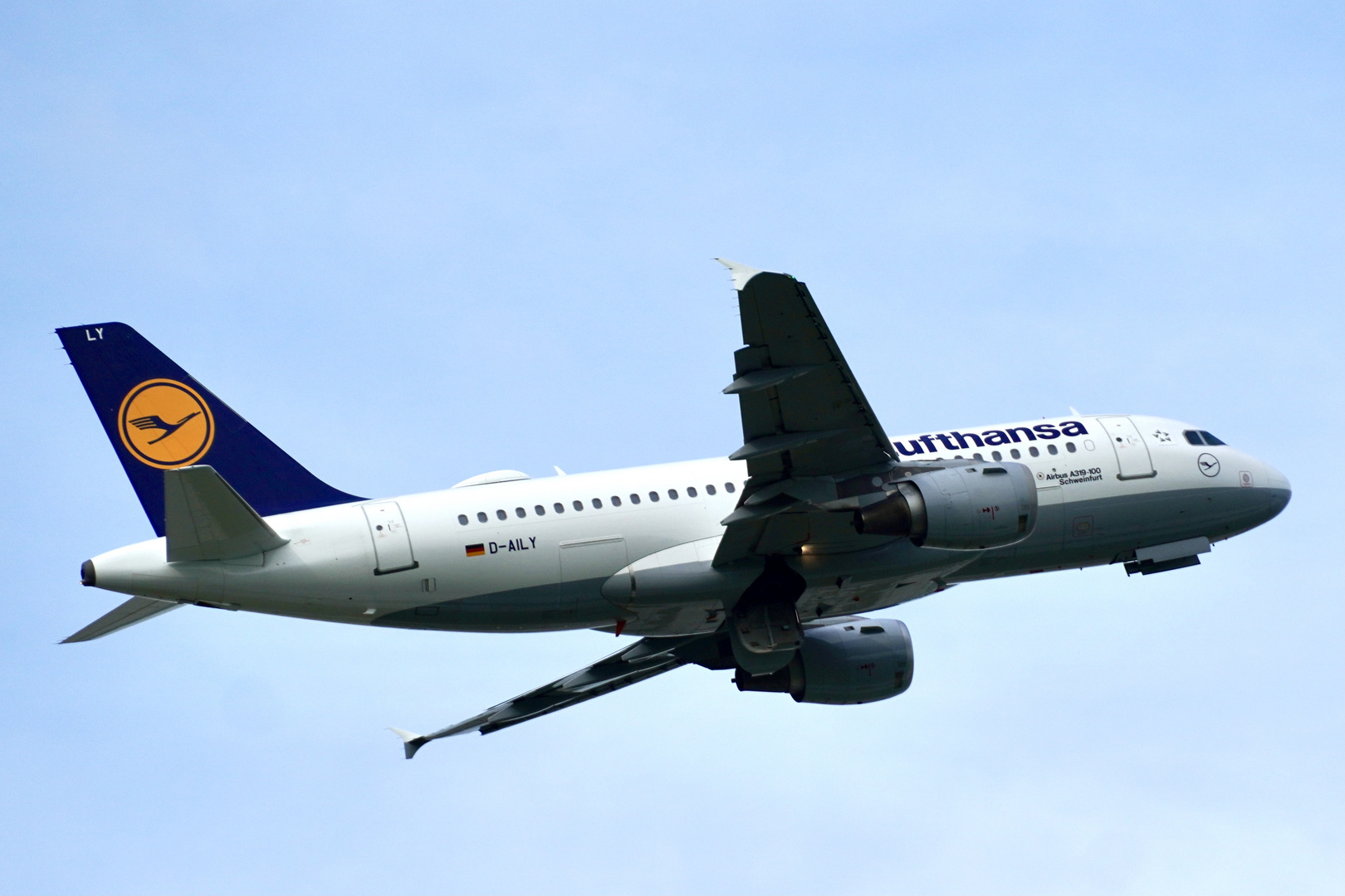 Airbus A319 der Lufthansa