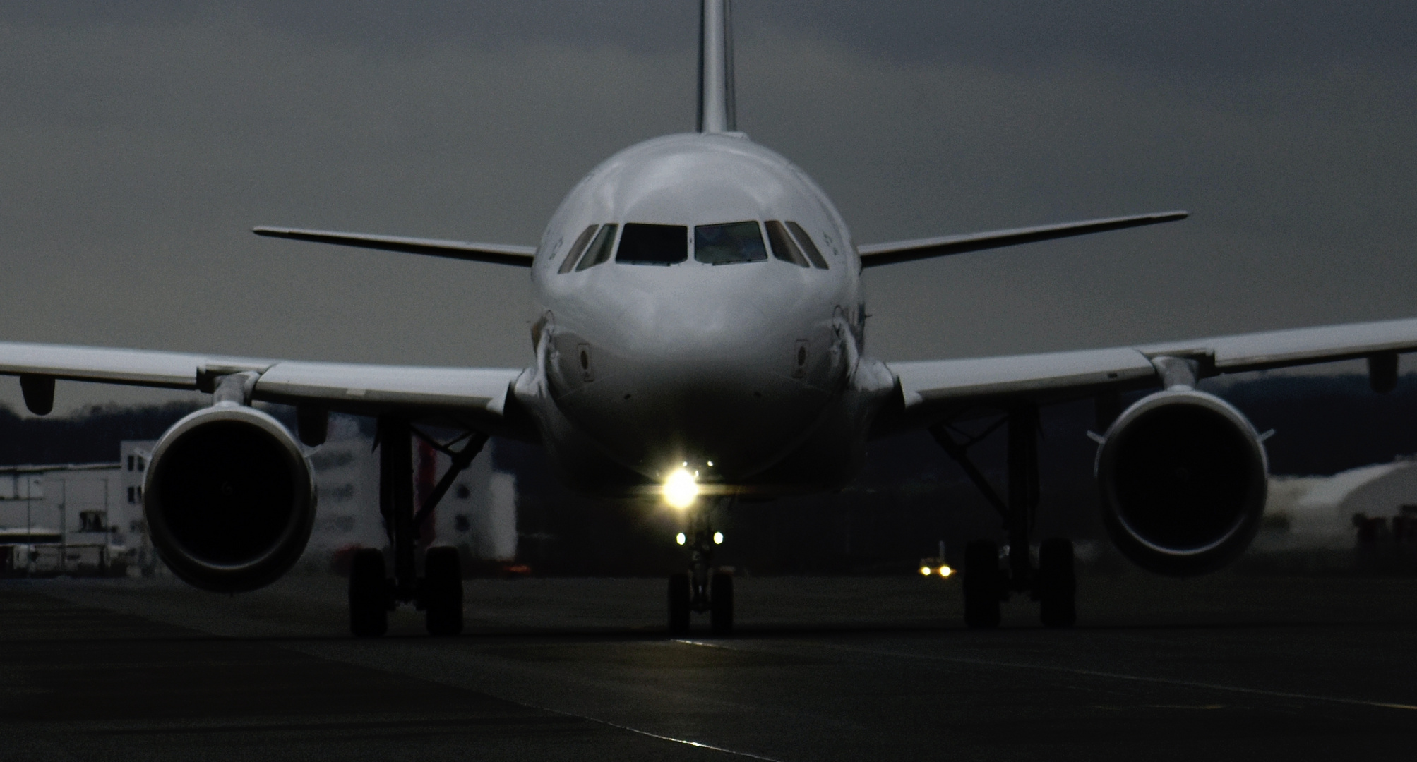 Airbus A319 von vorne