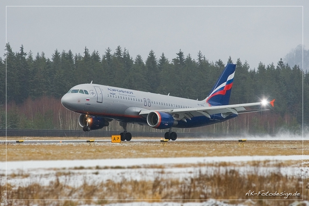 Airbus A320-214, Aeroflot