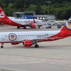 Airbus A320 Air Berlin "Fan Force One"