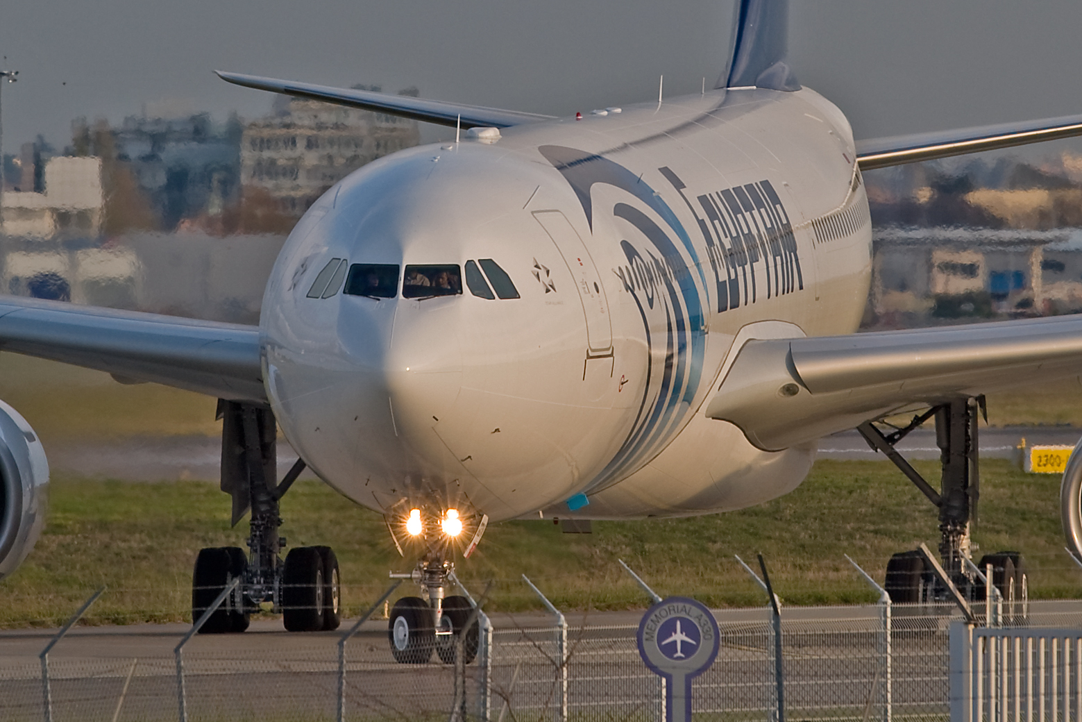 Airbus A330-300 Egyptair nach Recheck Flight