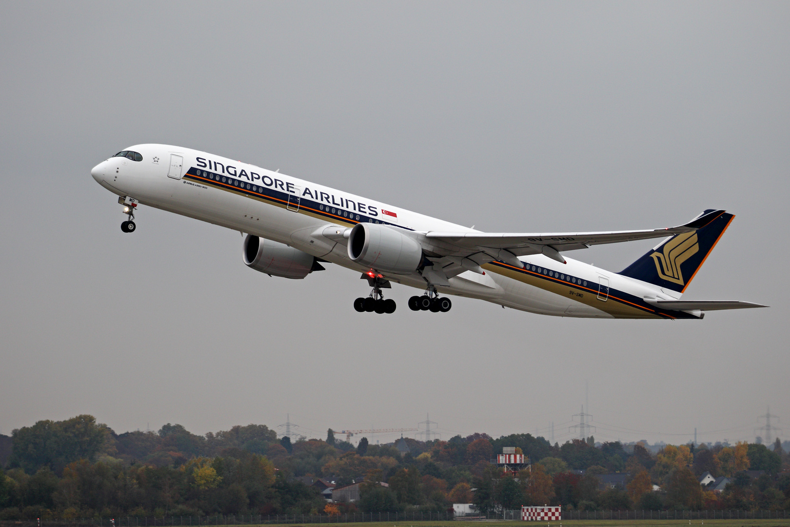 Airbus A350-900 der Singapore Airlines