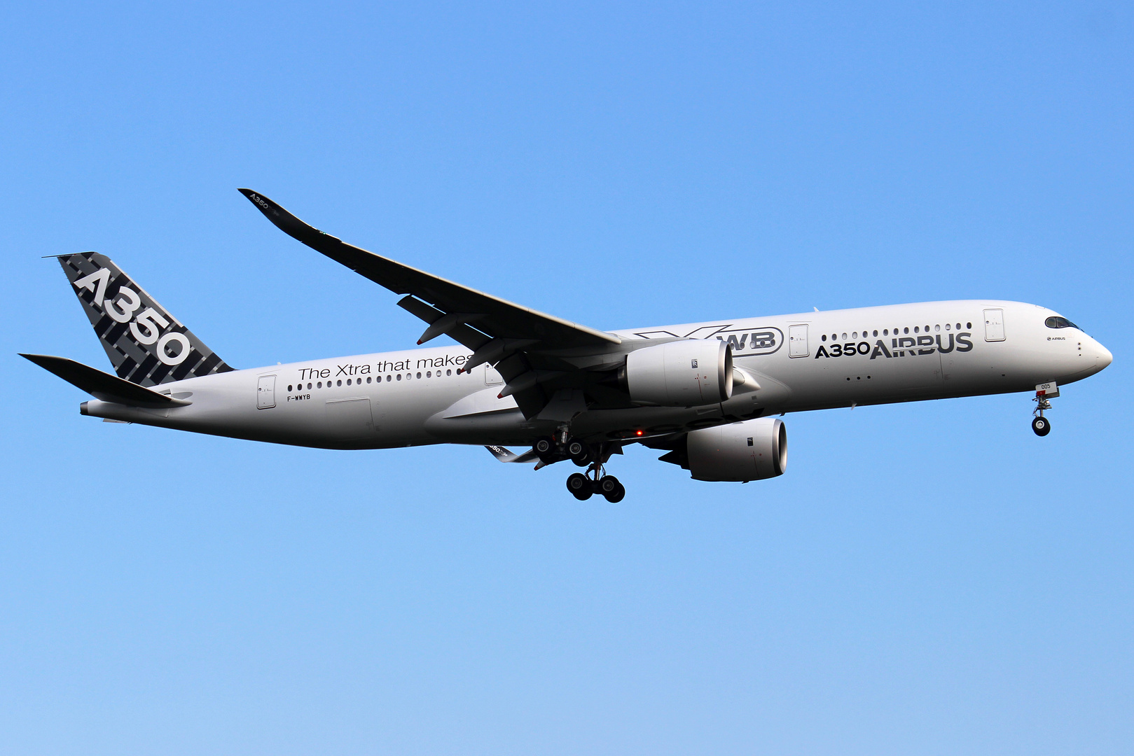 Airbus A350XWB in Frankfurt