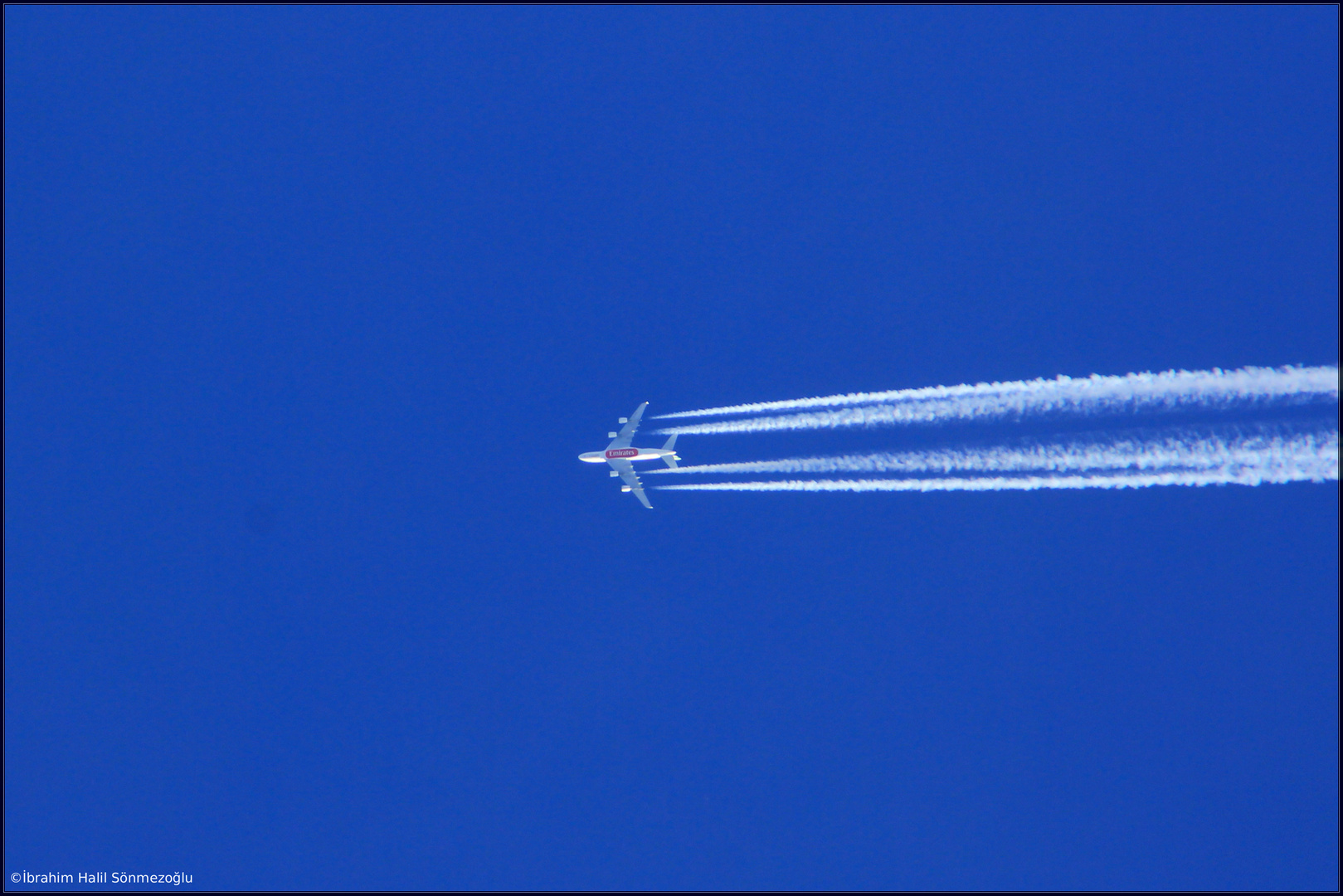 Airbus A380 A6-EEE Flug EK2 von London LHR nach Dubai DXB