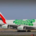 Airbus A380 Dubai Expo 2020 Green