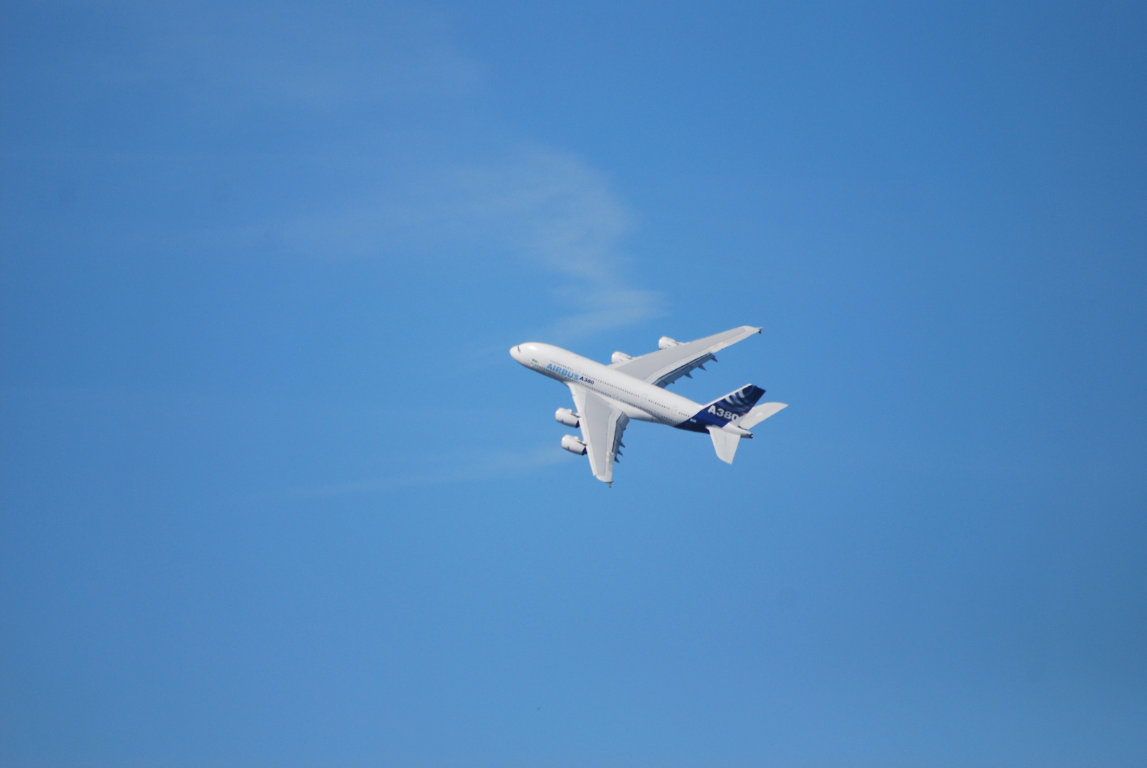 Airbus A380 en plein vol