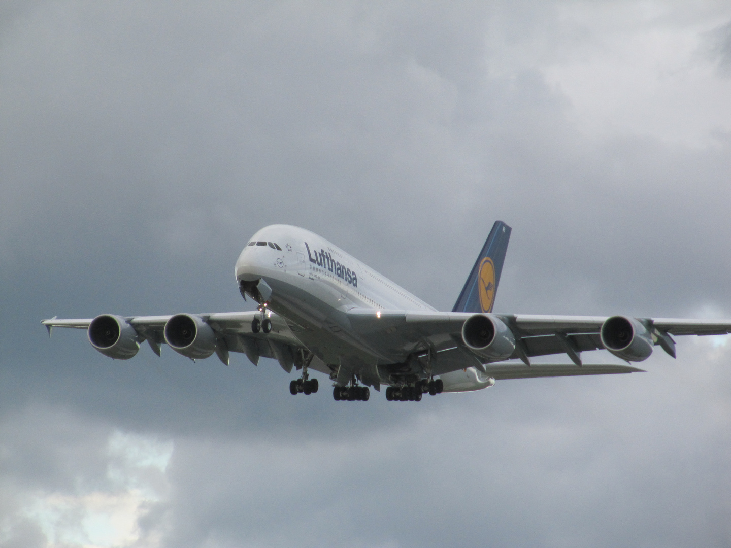 Airbus A380 in Stuttgart