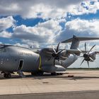 Airbus A400M is landed