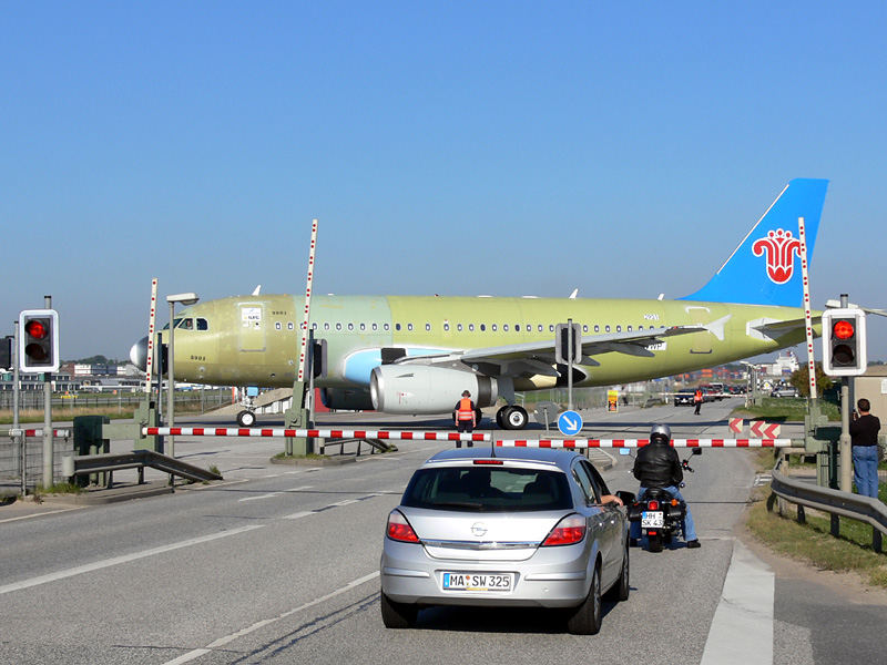 Airbus crossing