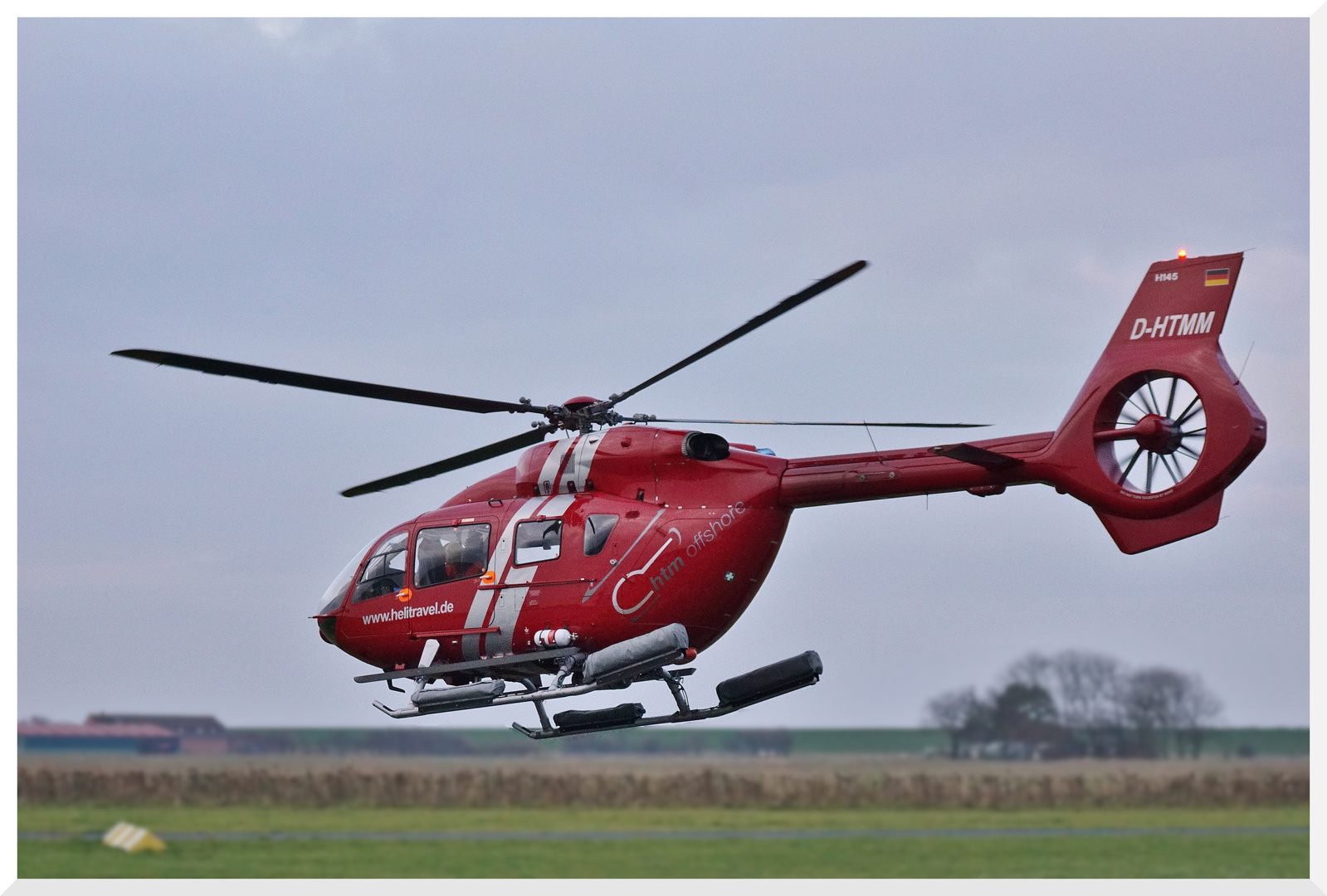 Airbus H145 Hubschrauber in Norddeich Teil 2