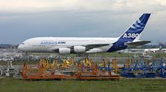 Airbus-Prototyp A380 in Toulouse / Frankreich #01