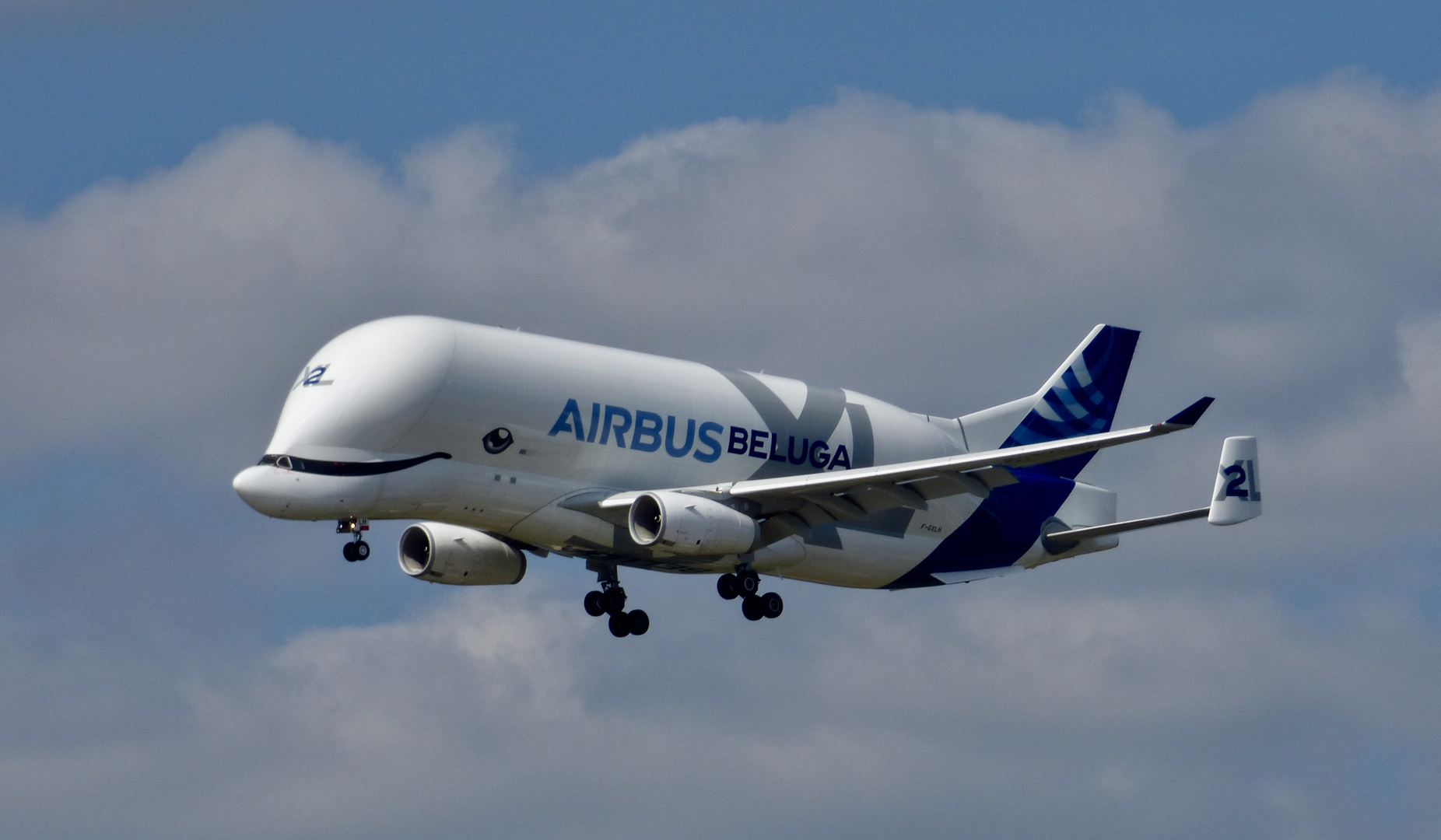 Airbus-Werksflugzeug BELUGA XL2 