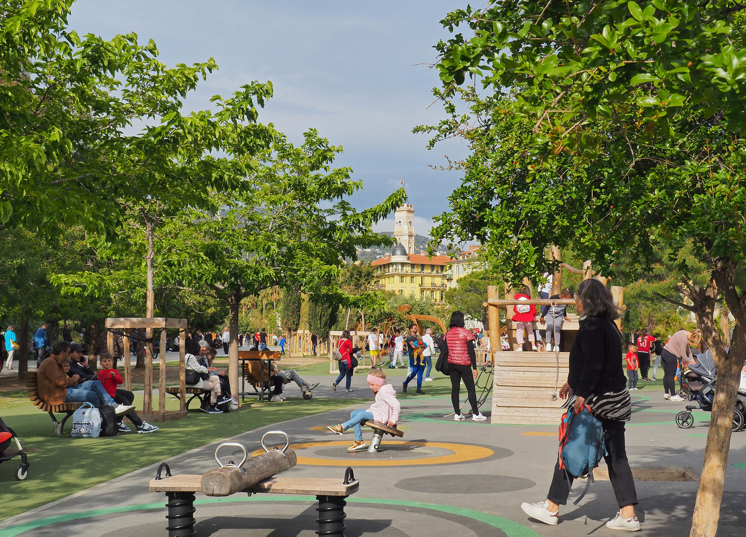 Aire de jeux  -  Promenade du Paillon, Nice