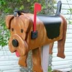 Airedale mailbox