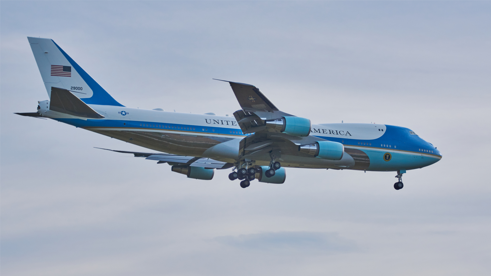 Airforce One am WEF 2018