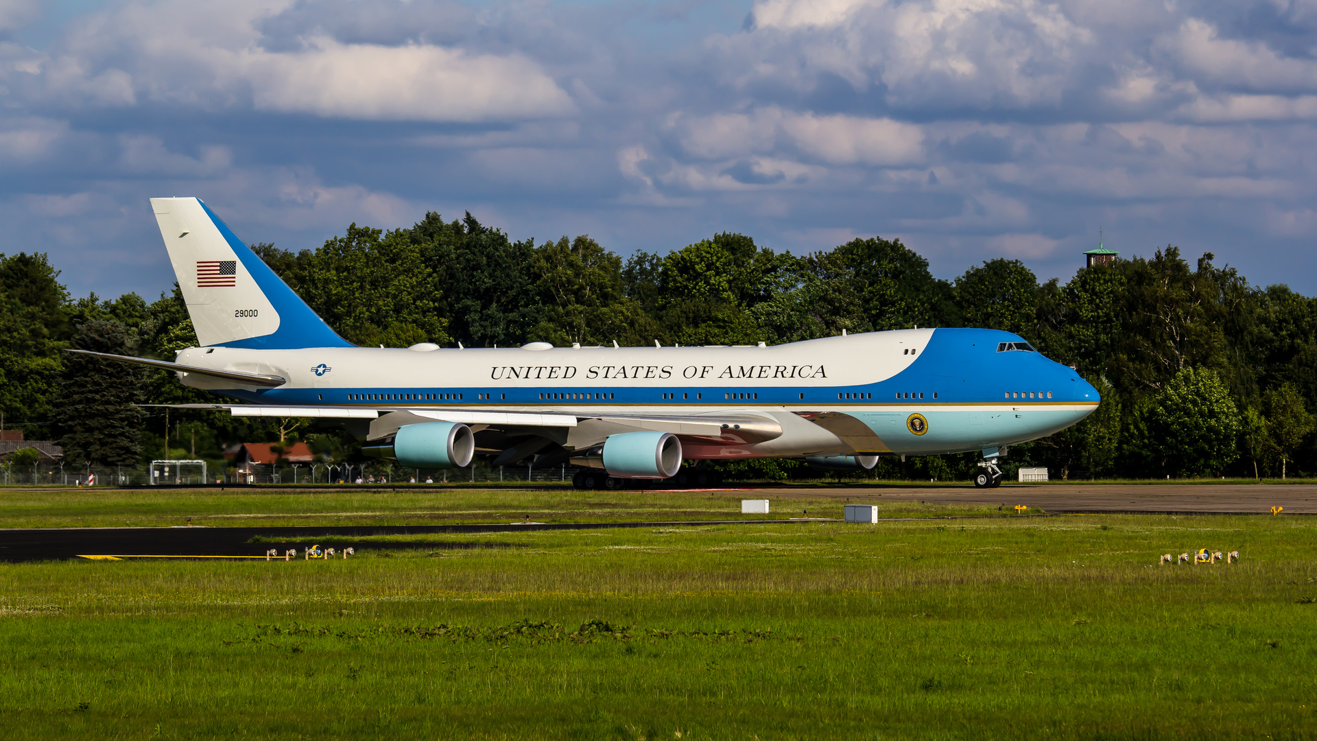 Airforce One in Hamburg