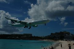 AirFrance im Anflug auf St. Maarten