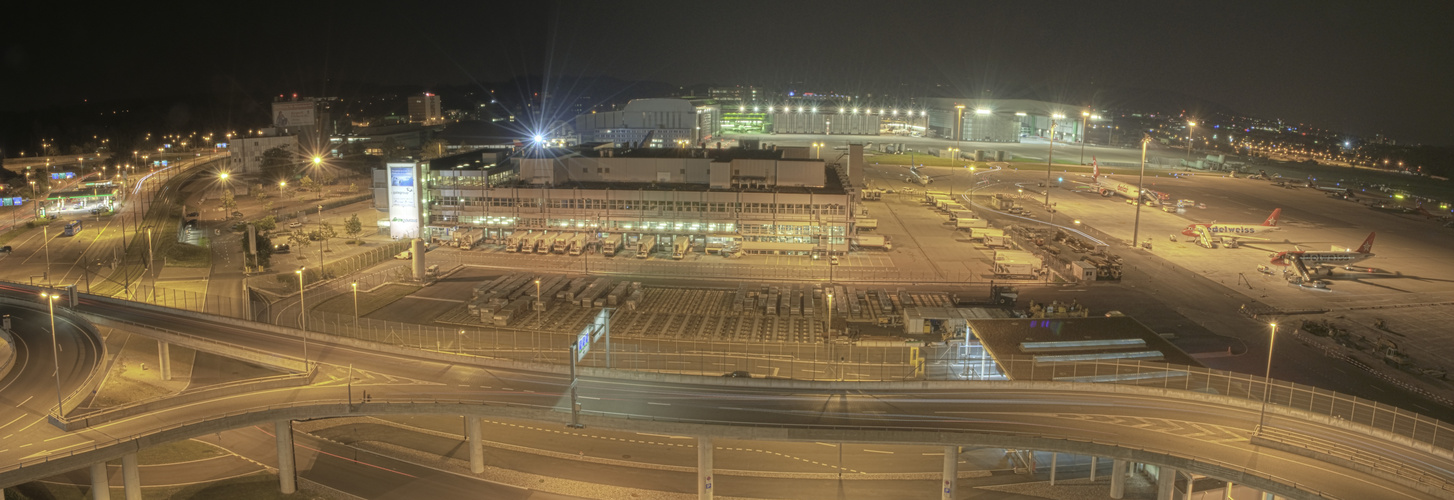 Airport by night
