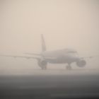 Airport im Nebel