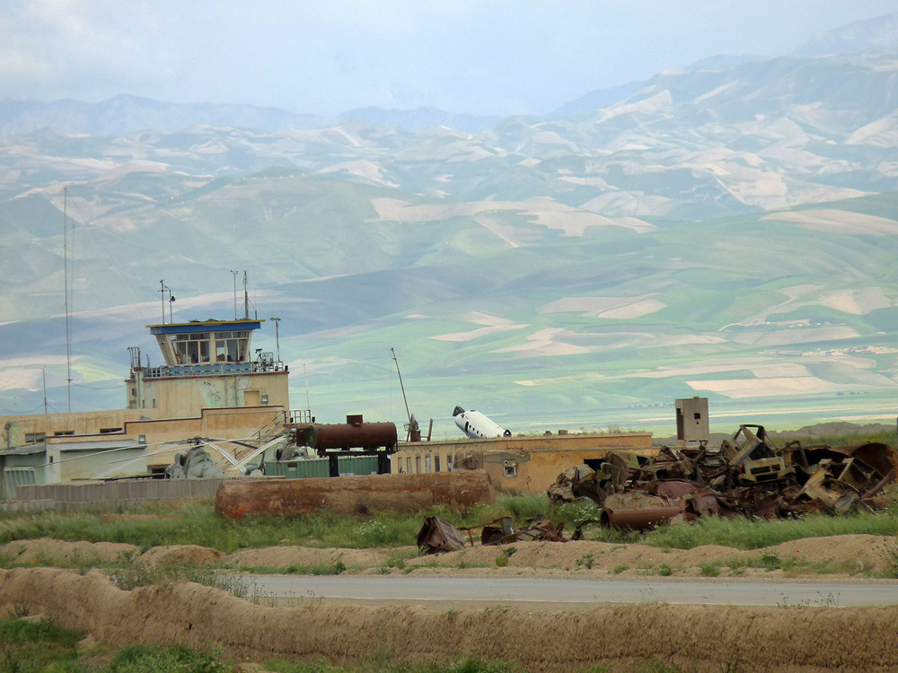 Airport Kunduz in Afghanistan