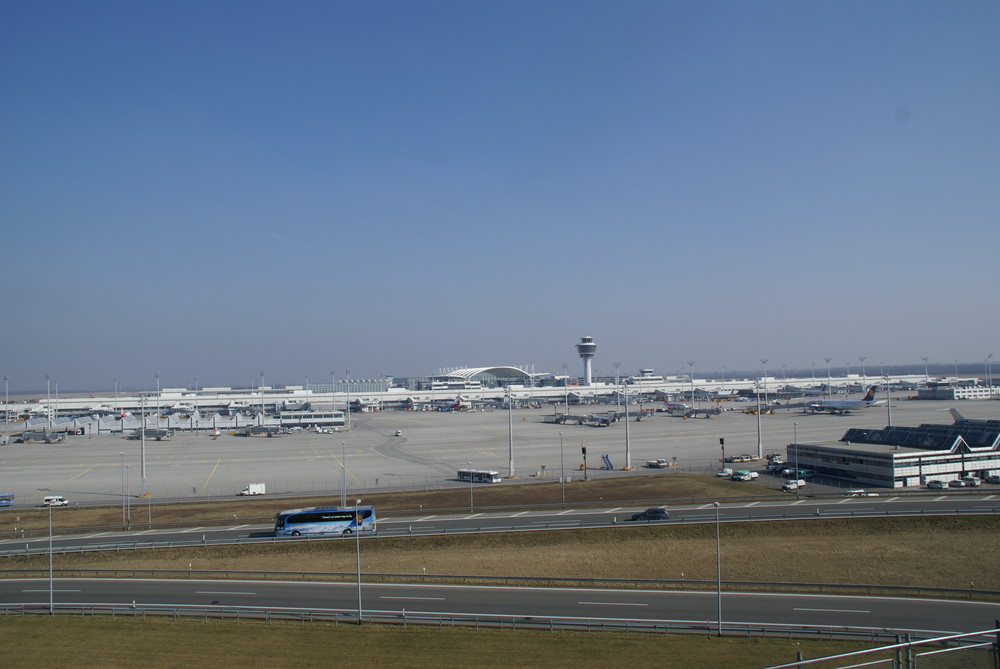 Airport München vom Besucherpark