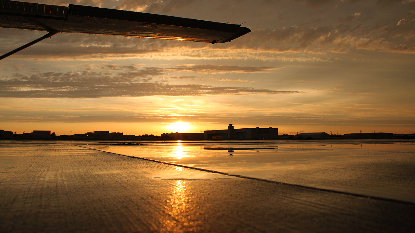 Airport Sunset