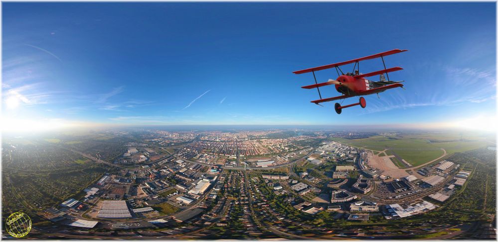 Airportcity Bremen 360° (Aerial panorama)