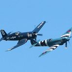 Airshow in Oppenheim - Corsair F 4 U und Spitfire Mk. XIX