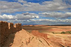 Ait Benhaddou mit Wolkenstimmung