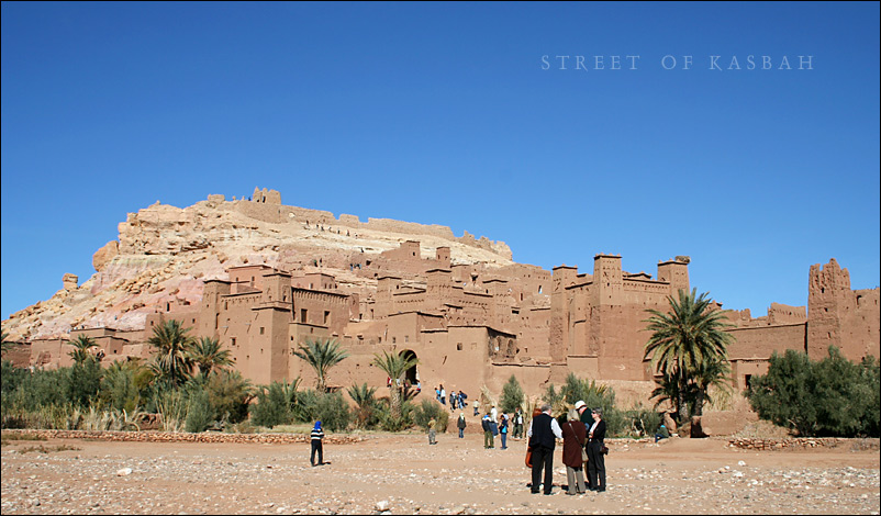 Ait Benhaddou / Street of Kasbah - Marokko