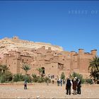 Ait Benhaddou / Street of Kasbah - Marokko