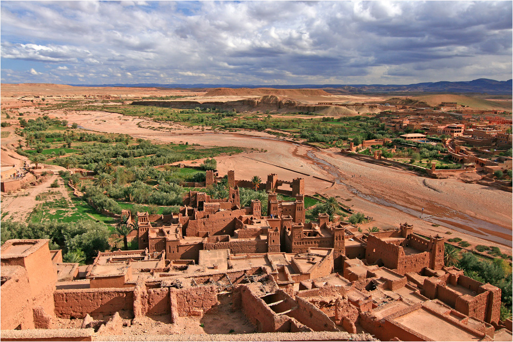 Ait Benhaddou von der Burg aus