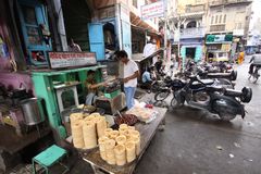 Ajmer - Street scene in old town