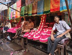 Ajmer - Street scene near Dargah (the Sufi tomb)