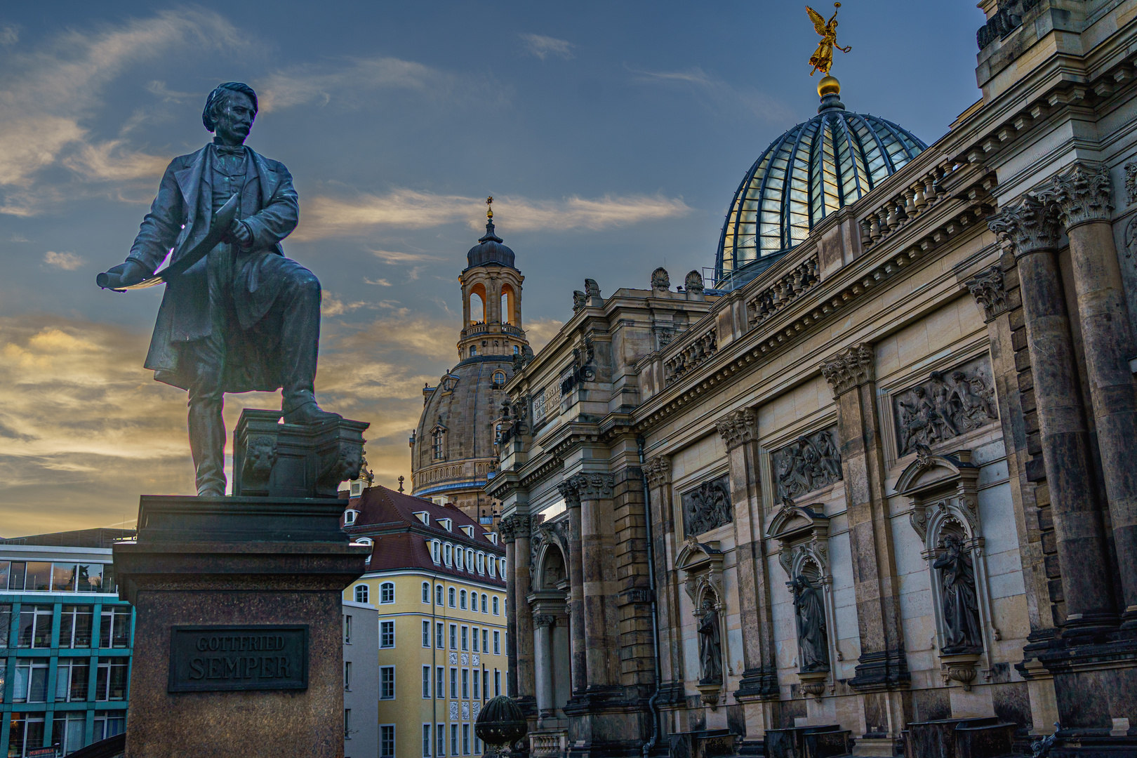 Akademie der bildenden Künste mit Lessing