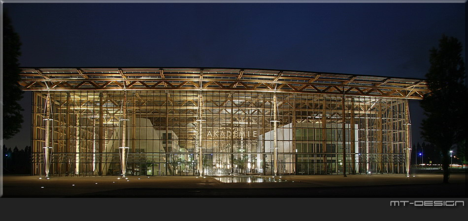 Akademie Mont-Cenis (Herne) bei Nacht