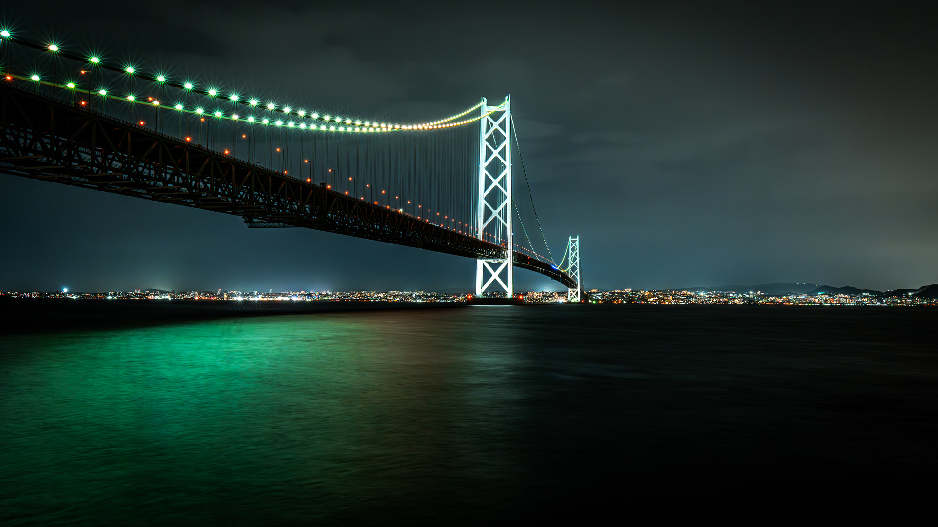 Akashi-Kaiky?-Brücke, Kobe, Japan