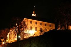 Aker Festung bei Nacht